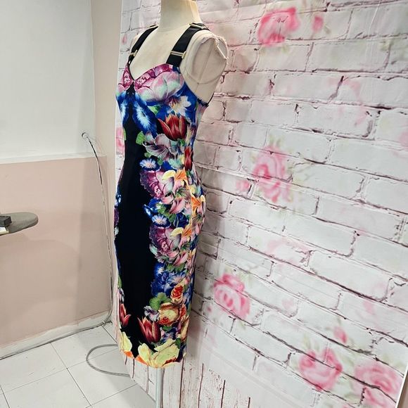 Ted Baker 'Deony' Buckle Strap Sheath Dress size 1 - Picture 7 of 13